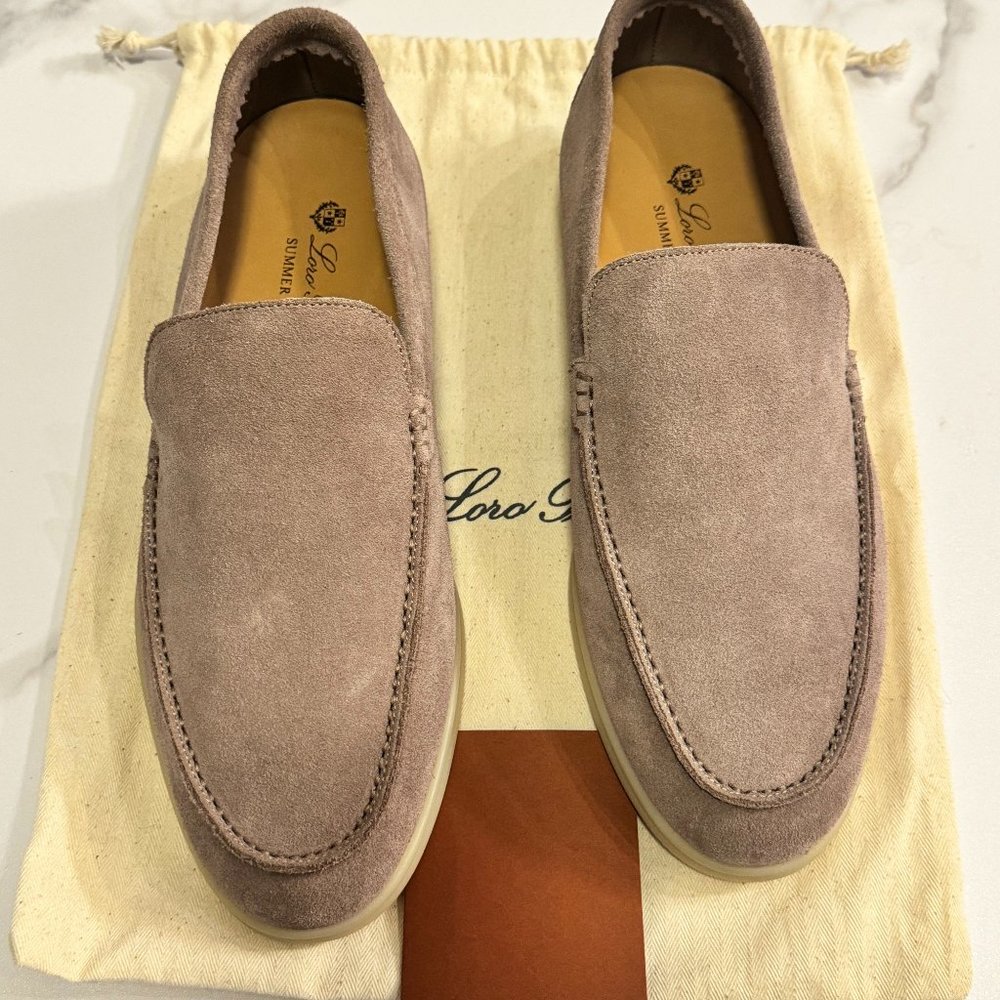 Never Worn Loro Piana Men Summer Walk Loafers Size 43